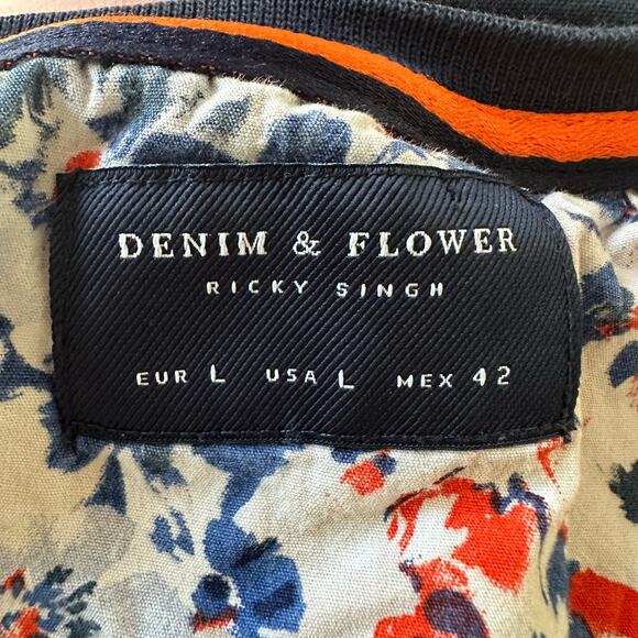 Blue Men’s Polka Dot Shirt - Picture 4 of 5